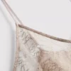 Longline sheer lace cami top