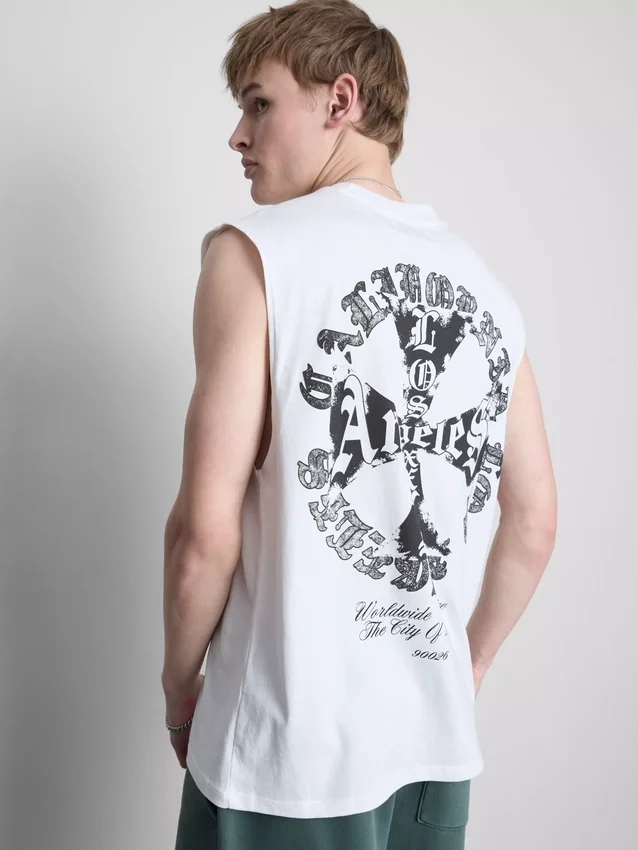 Los angeles graphic tank top