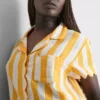 Love to lounge cotton ruffle pajama shirt