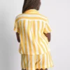 Love to lounge cotton ruffle pajama shirt