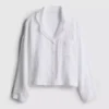 Love to lounge cotton woven pajama shirt