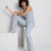 Love to lounge ribbed striped pajama bottoms