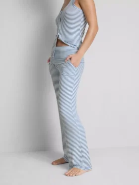 Love to lounge ribbed striped pajama bottoms
