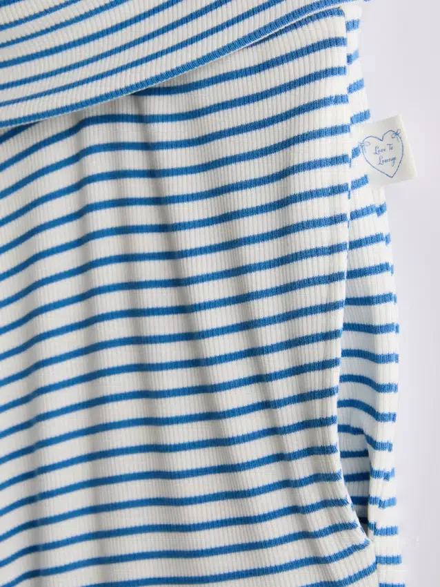 Love to lounge ribbed striped pajama bottoms