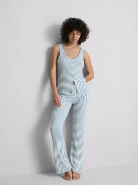 Love to lounge ribbed striped pajama cami