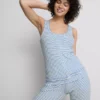 Love to lounge ribbed striped pajama cami