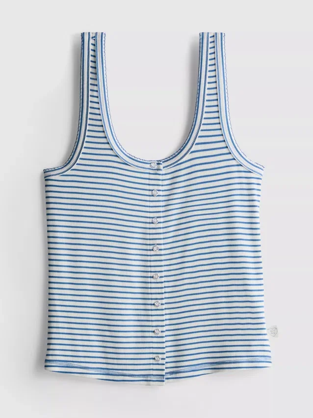 Love to lounge ribbed striped pajama cami