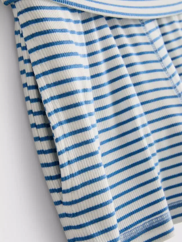 Love to lounge ribbed striped pajama shorts