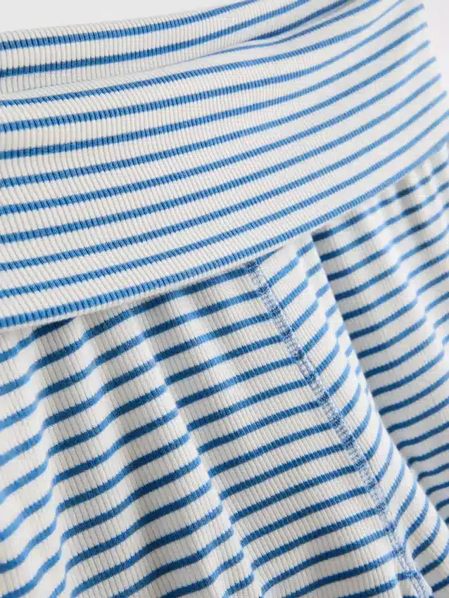 Love to lounge ribbed striped pajama shorts