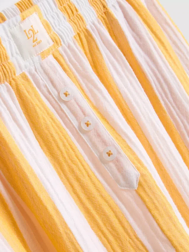 Love to lounge ruffle straight-leg pajama bottoms