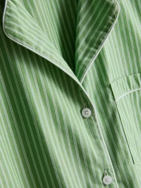 Love to lounge stripe pajama shirt