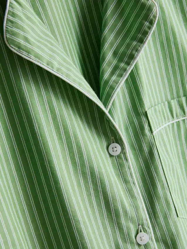 Love to lounge stripe pajama shirt