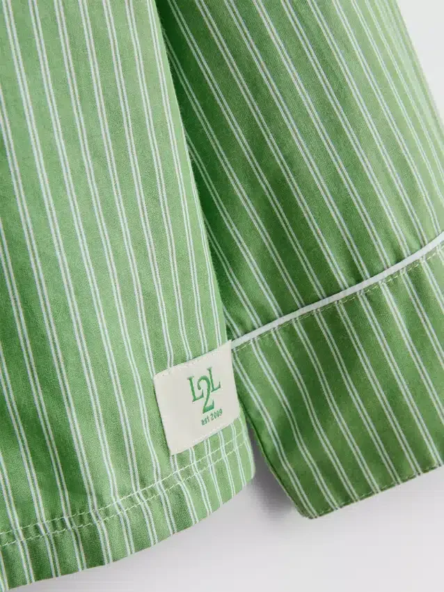 Love to lounge stripe pajama shirt