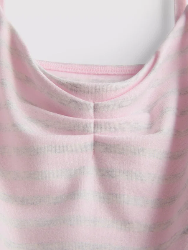 Love to lounge striped pajama cami top