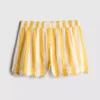 Love to lounge striped ruffle pajama shorts