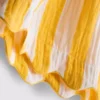 Love to lounge striped ruffle pajama shorts