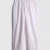 Love to lounge striped straight leg pajama bottoms