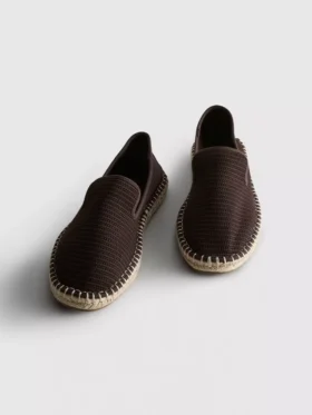 Low top knitted espadrille