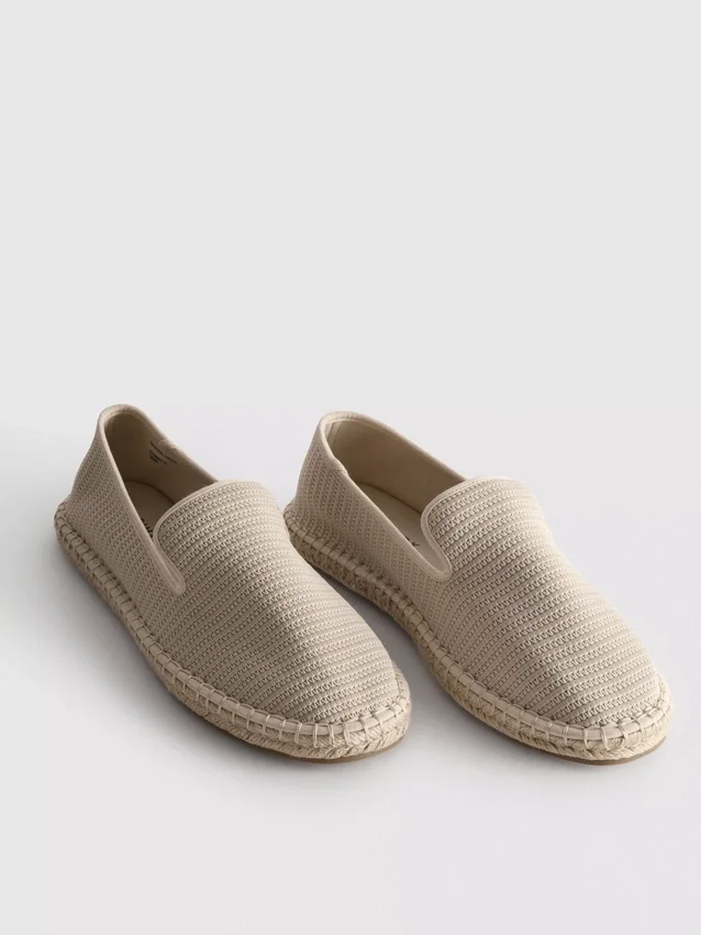 Low top knitted espadrille