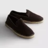Low top knitted espadrille