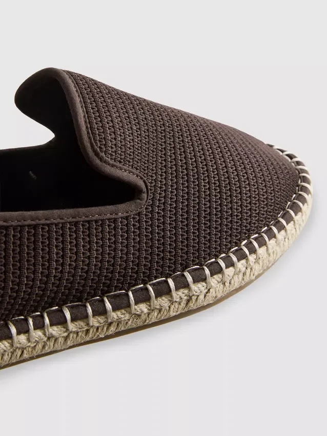 Low top knitted espadrille