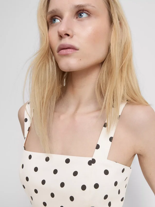 Major find | square-neck corset midi dress