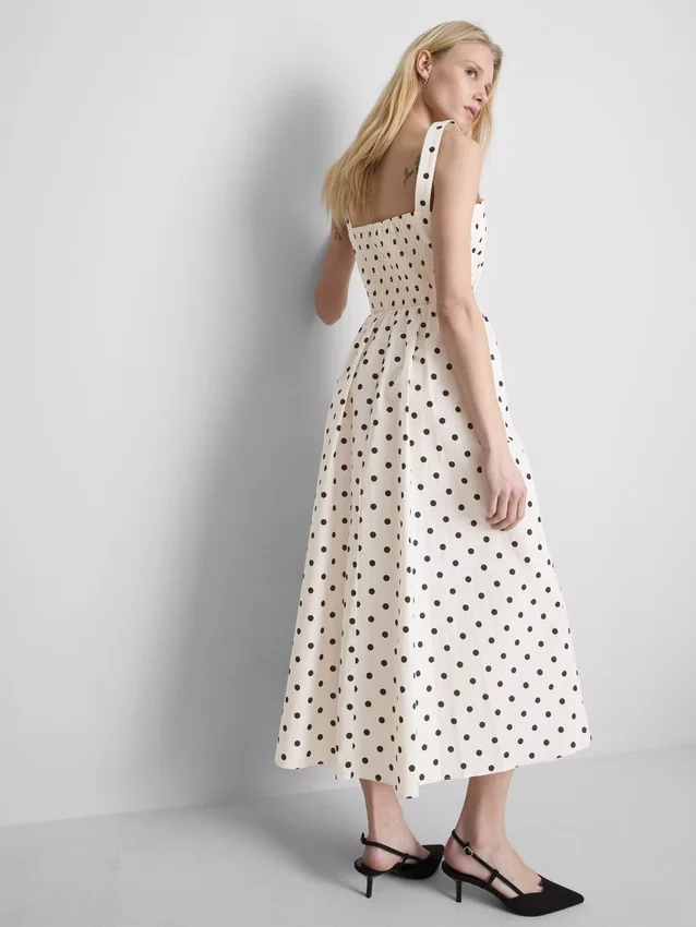 Major find | square-neck corset midi dress