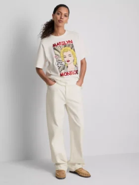 Marilyn monroe oversized cotton t-shirt