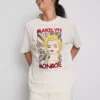 Marilyn monroe oversized cotton t-shirt