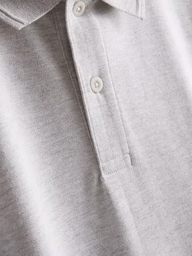 Marl polo shirt