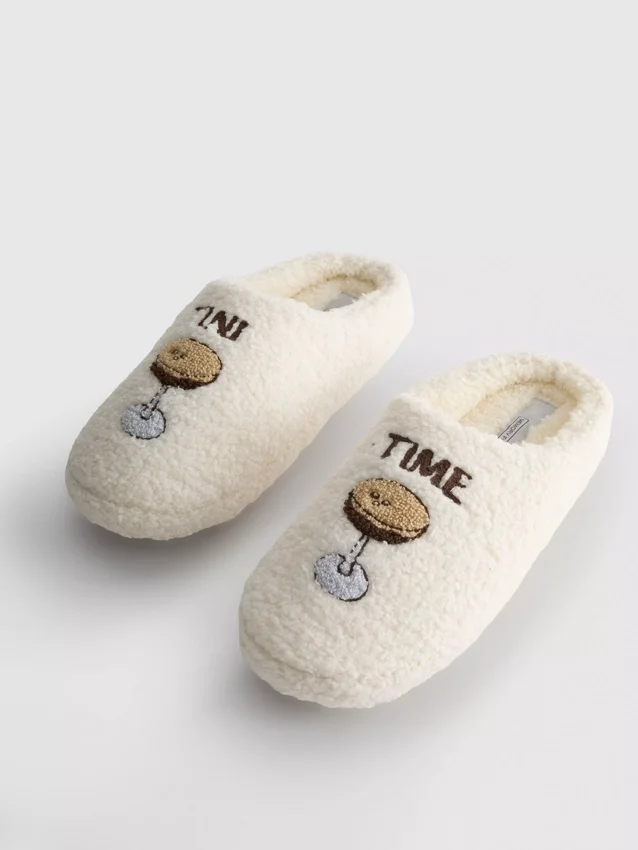 Martini borg mule slippers