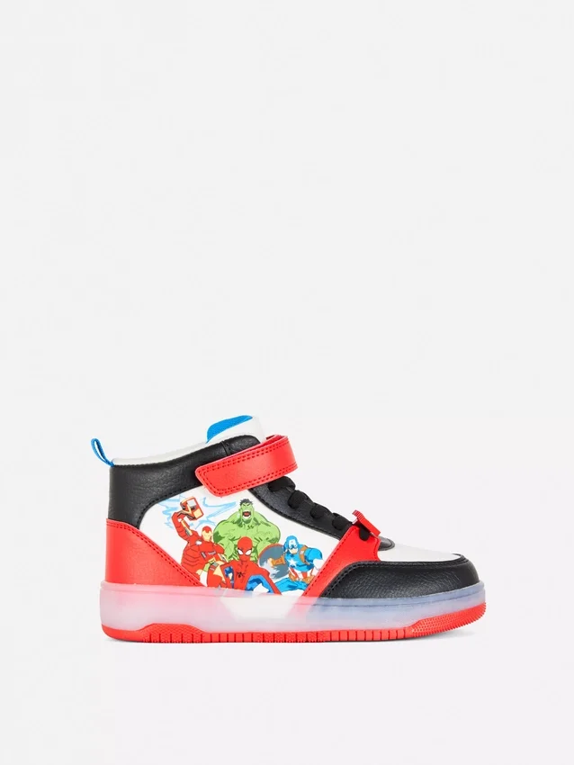 Marvel light up high-top sneakers