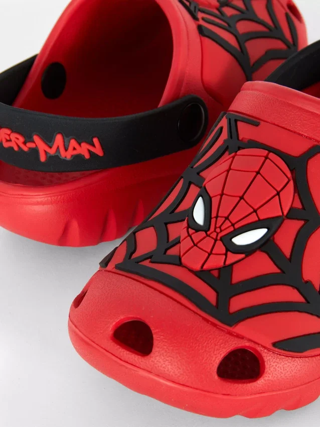 Marvel spider-man backstrap clogs