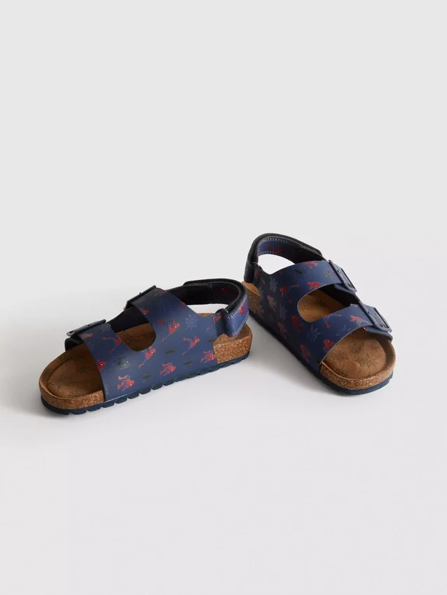 Marvel spider-man double buckle strap sandals