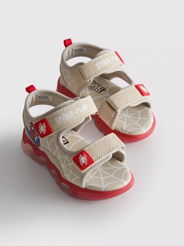 Marvel spider-man light-up active sandals
