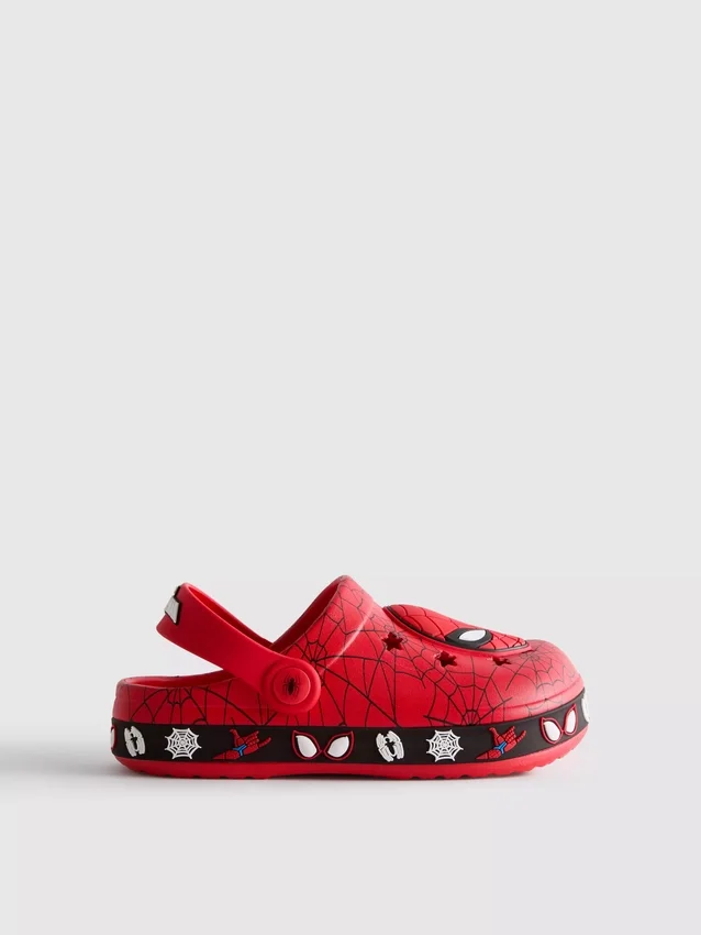 Marvel spider-man light-up clogs