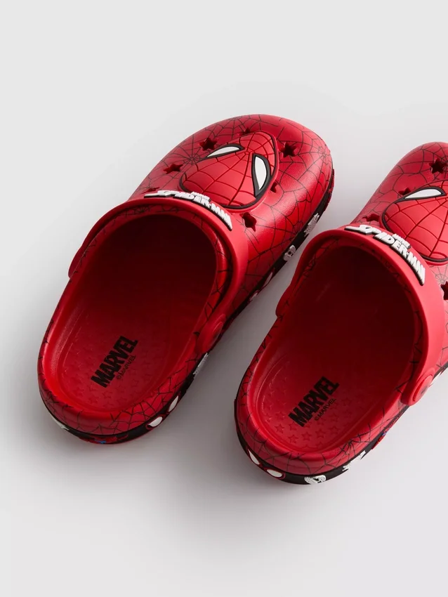 Marvel spider-man light-up clogs