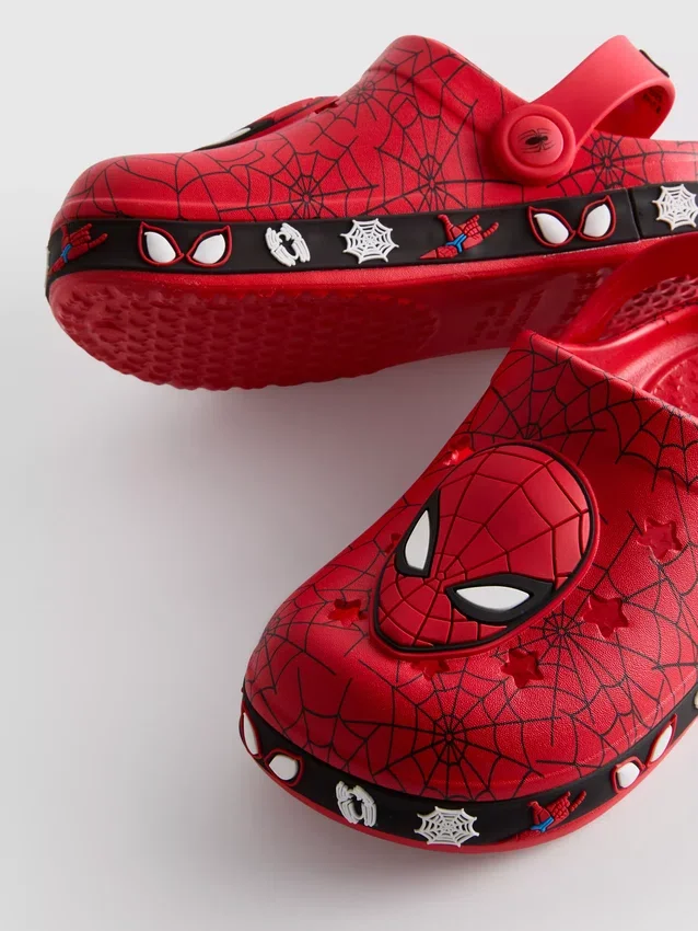 Marvel spider-man light-up clogs