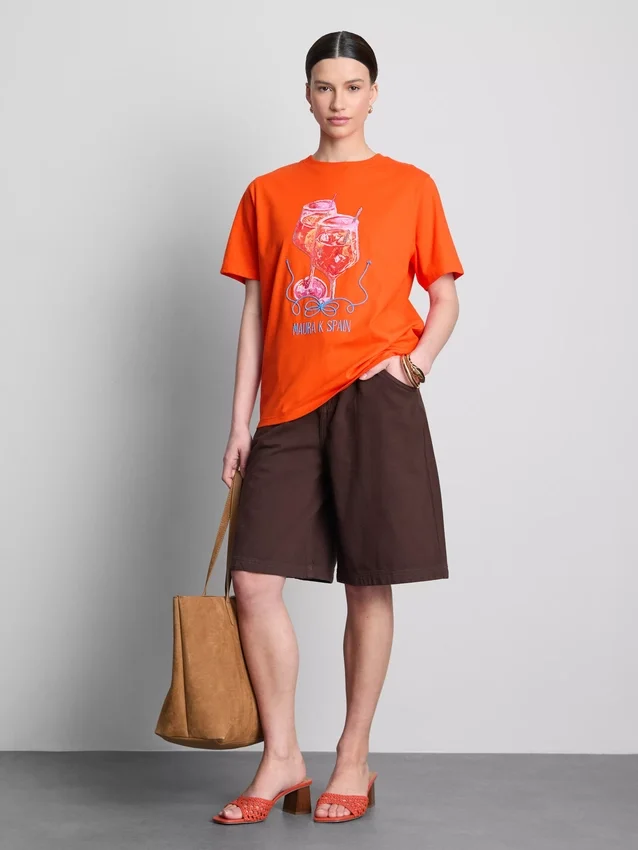 Maura k spain relaxed graphic tee