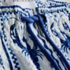Mediterranean tile textured swimming shorts
