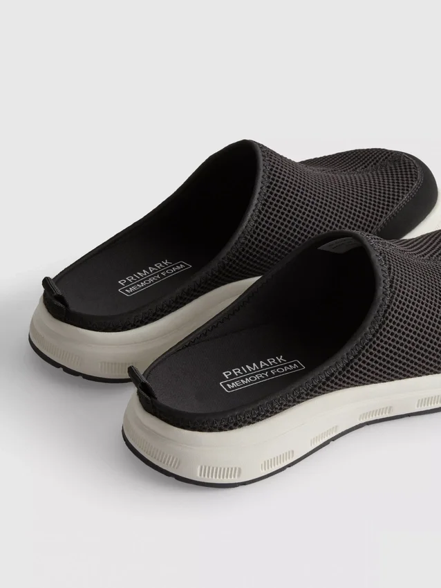 Memory foam comfort mules