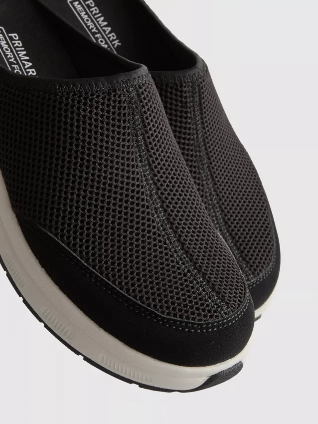 Memory foam comfort mules