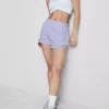 Mesh panel active shorts
