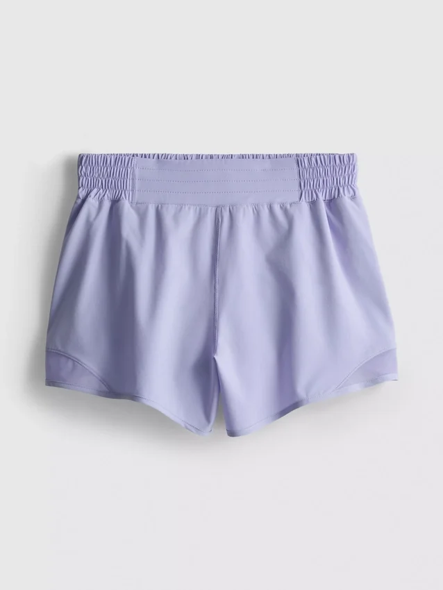 Mesh panel active shorts