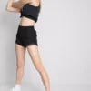 Mesh panel performance shorts