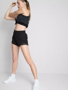 Mesh panel performance shorts
