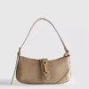 Metal detail shoulder bag