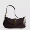Metal detail shoulder bag
