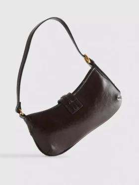 Metal detail shoulder bag
