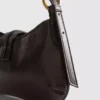 Metal detail shoulder bag